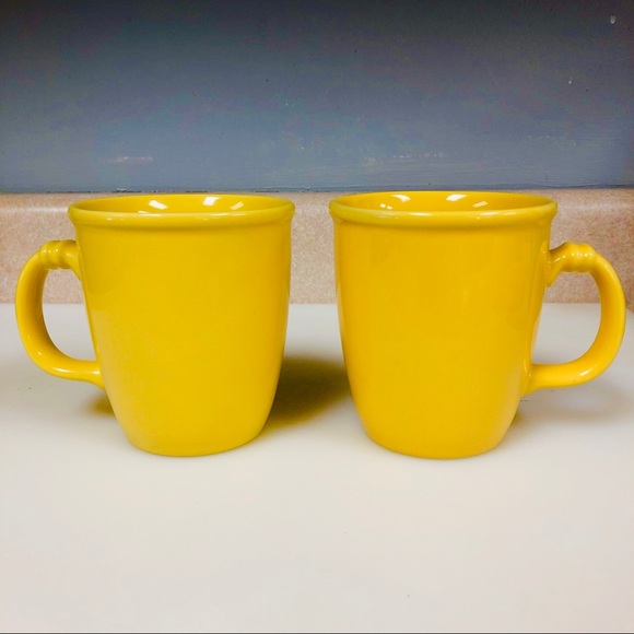 Furio Home Other - Set of 2 Yellow Furio Home Coffee Mugs